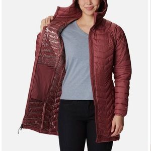 2X Columbia ladies powder lite jacket beetroot